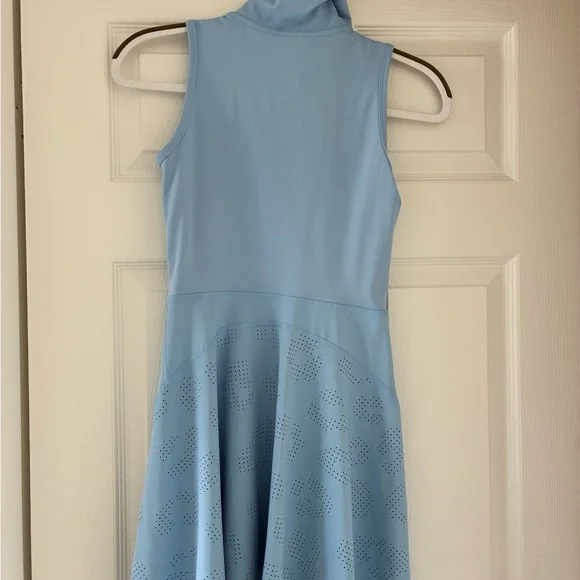 Sincerely Jules Light Blue Active Zip-Up Dress - Picture 5 of 6